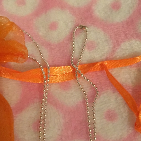 French ceramic yellow flower necklace. New - Picture 4 of 4